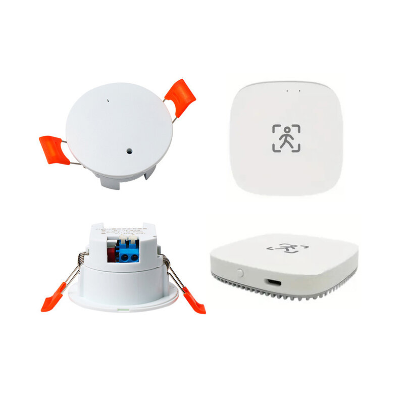 Smart Life Zigbee rilevatore di presenza umana Tuya Wifi MmWave Radar sensore di Montion Pir con rilevamento della luminanza per Smart Home