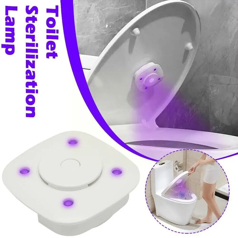 Портативная бактерицидная лампа для унитаза, USB, аккумуляторная водонепроницаемая лампа для ванной комнаты, W4P3