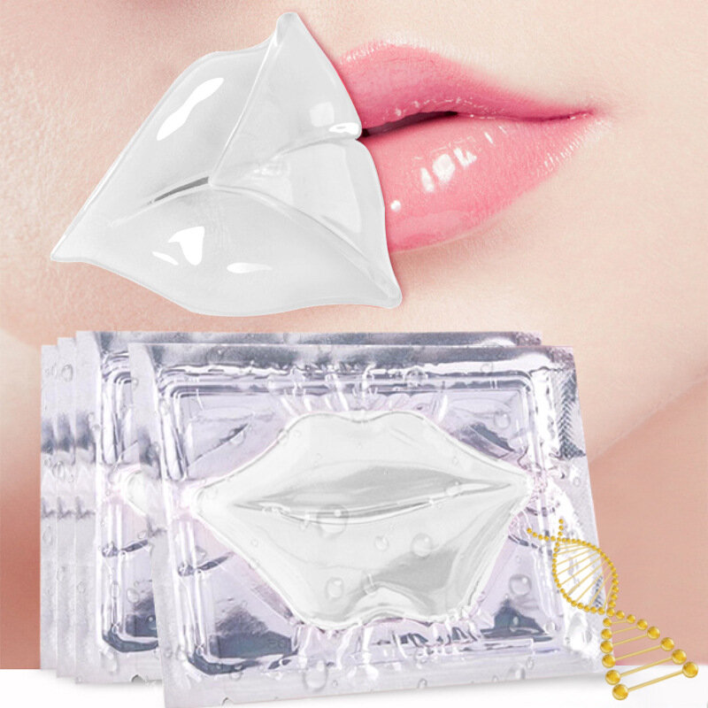 50pcs Collagen Lip Mask Moisturizing Firming Nourishing Beauty lips Care Labial Moisturizer Lip Patches Gel Pads Skin Care
