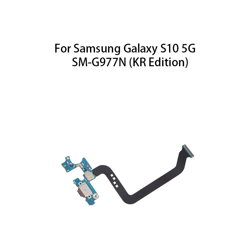 Orig ช่องเสียบแจ็คช่องเสียบสายชาร์จ USB สำหรับ Samsung Galaxy S10 5G SM-G977N (รุ่น KR)