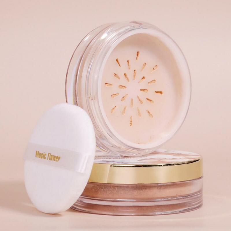 Permanent Effect 10g/Box Universal Finish Waterproof Face Loose Powder Cosmetic Exquisite Pressed Powder Non-Greasy   for Lady