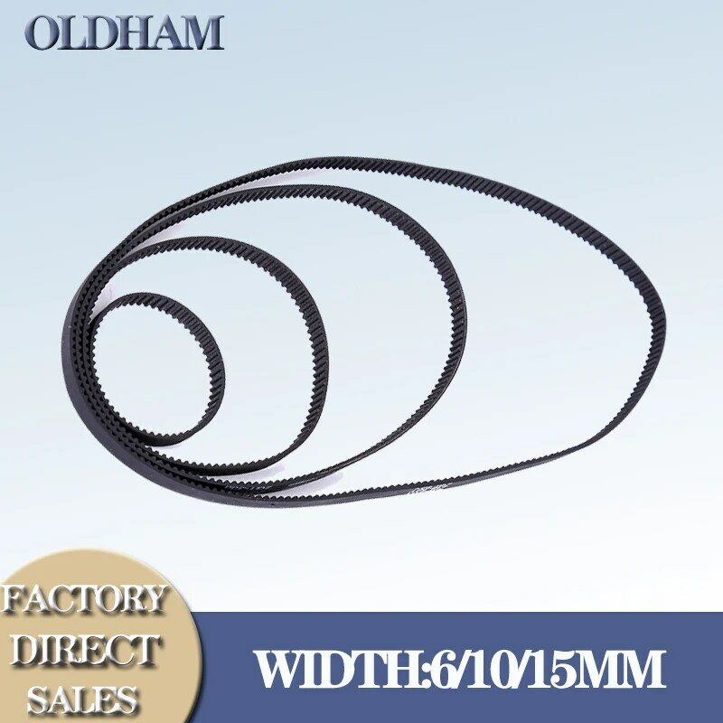 GT2 Closed Loop Timing Belt Rubber 2GT 6mm124 126 128 130 132 134 136 138 140 142 144 146 148 150mm Synchronous 3D Printer Parts