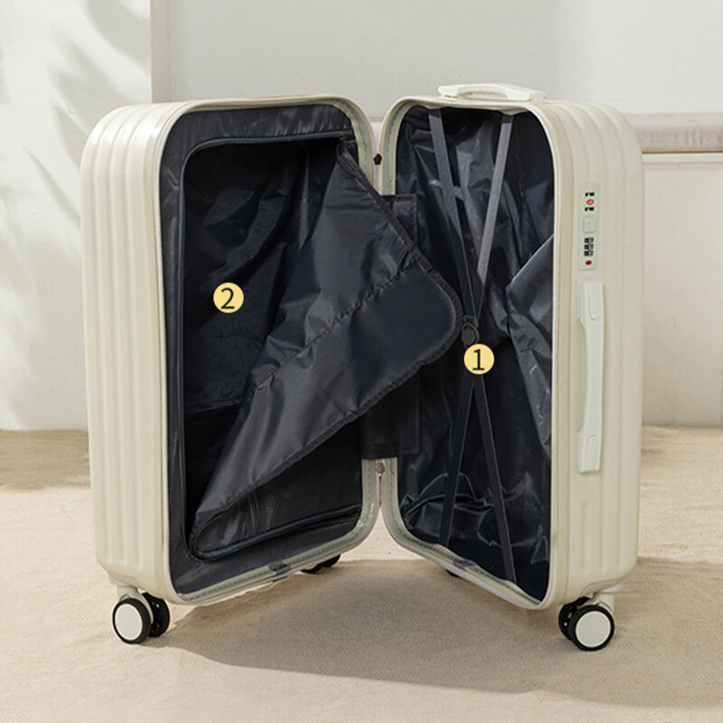 Женский чемодан, 18-26 дюймов, дорожная коробка, женское бесшумное универсальное колесо для посадки, Мужская маленькая легкая тележка, модная модель