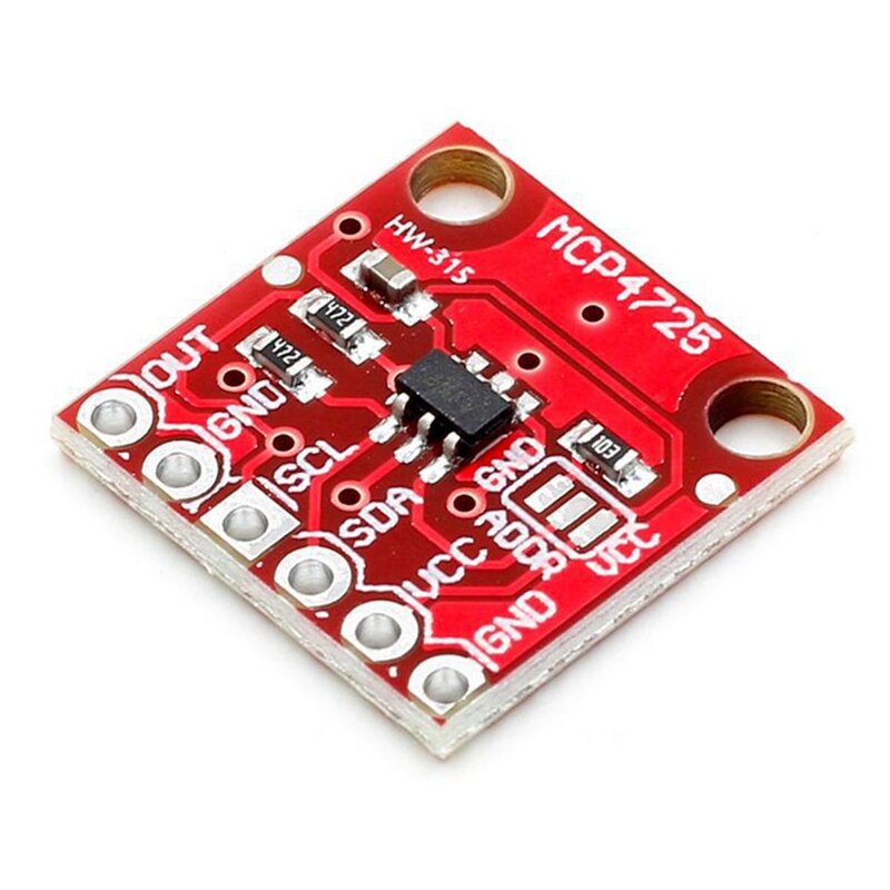 Módulo convertidor Digital MCP4725 I2C DAC, placa de desarrollo Digital a Analong EEPROM para Arduino, fácil de instalar, fácil de usar