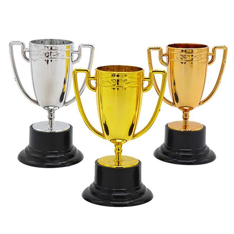 Trofeos de recompensa de plástico para niños, trofeo de plástico, vasos de premio para niños, suministros de recompensa escolar