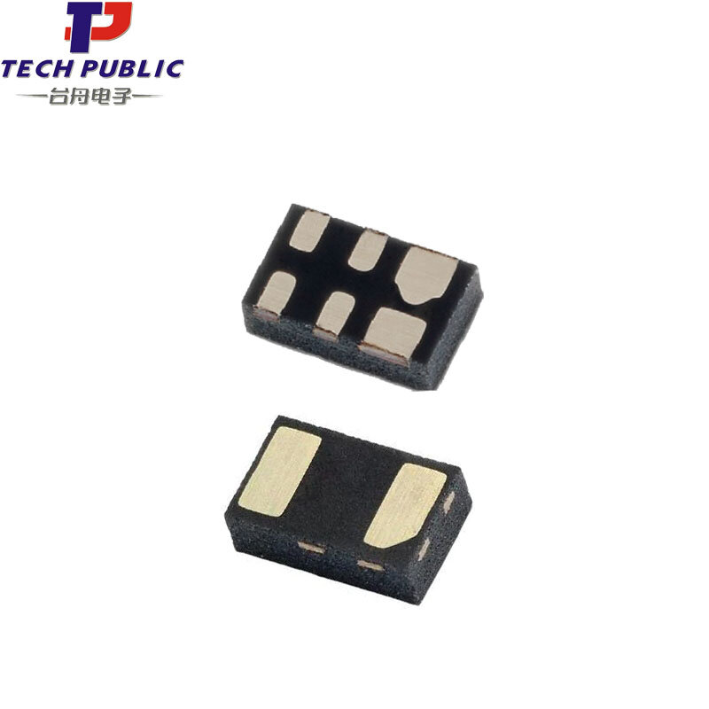 Circuitos integrados de diodos ESD SM712.TCT SOT-23, tecnología de transistores, tubos protectores electrostáticos públicos