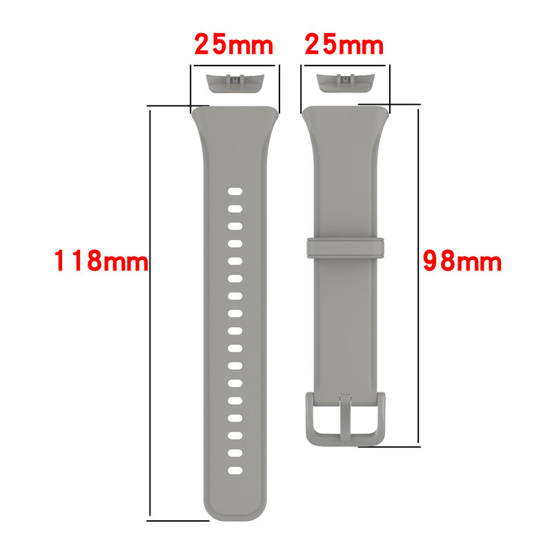 Silicone Wrist Replacement Strap para Oppo Band 2, Pulseira Acessórios, Pulseira Macia, Suprimentos Esportivos