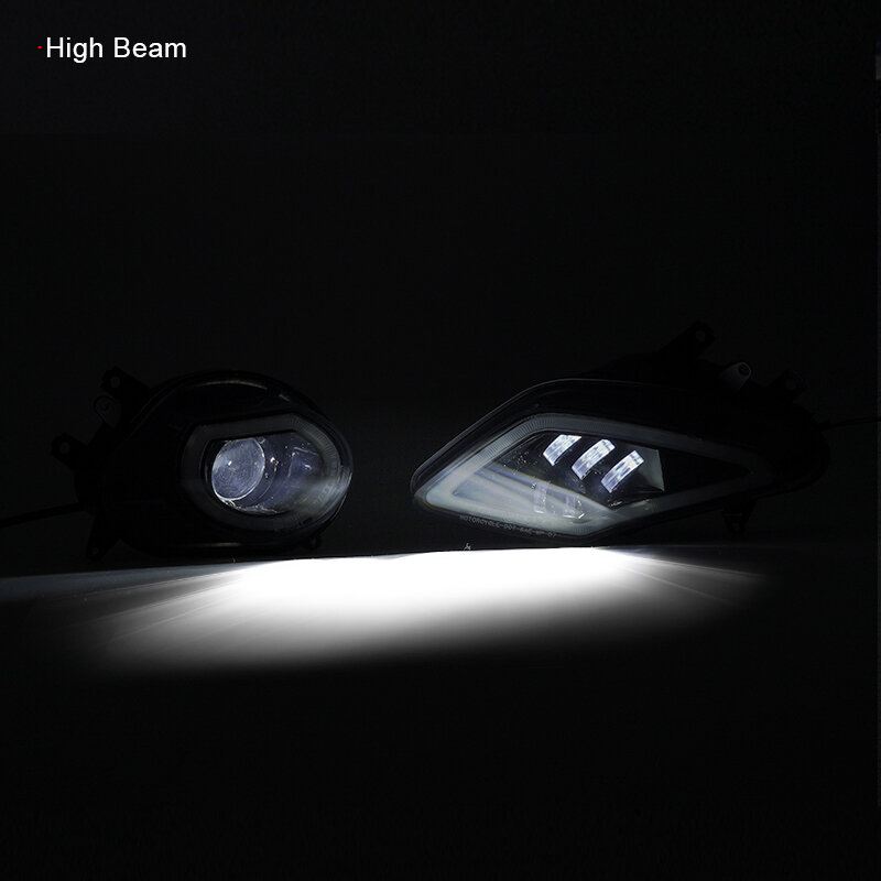 LEDモーターサイクルヘッドライト,B-MW s1000rr 2010-2014用ヘッドライト