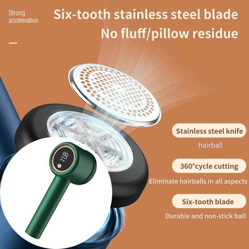 Rasierer entferner elektrische Teppiche Fuzz Trimmer Kleider spulen Entfernungs werkzeug LED Digital anzeige für Trav