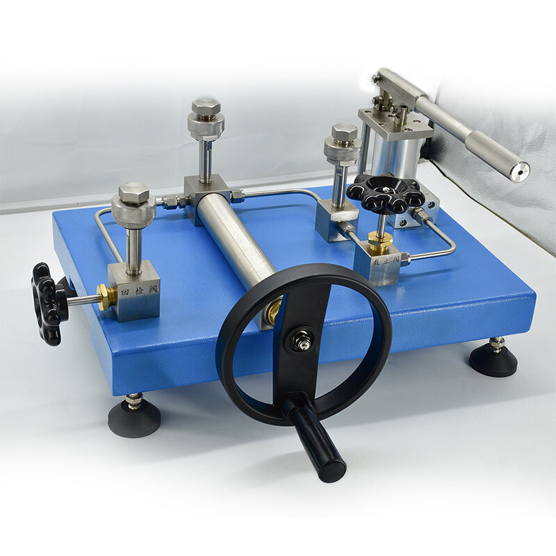 YWQ-1431C Desktop Gas Pressure Source 10 Mpa Manual Gas Pressure Gauge Calibration