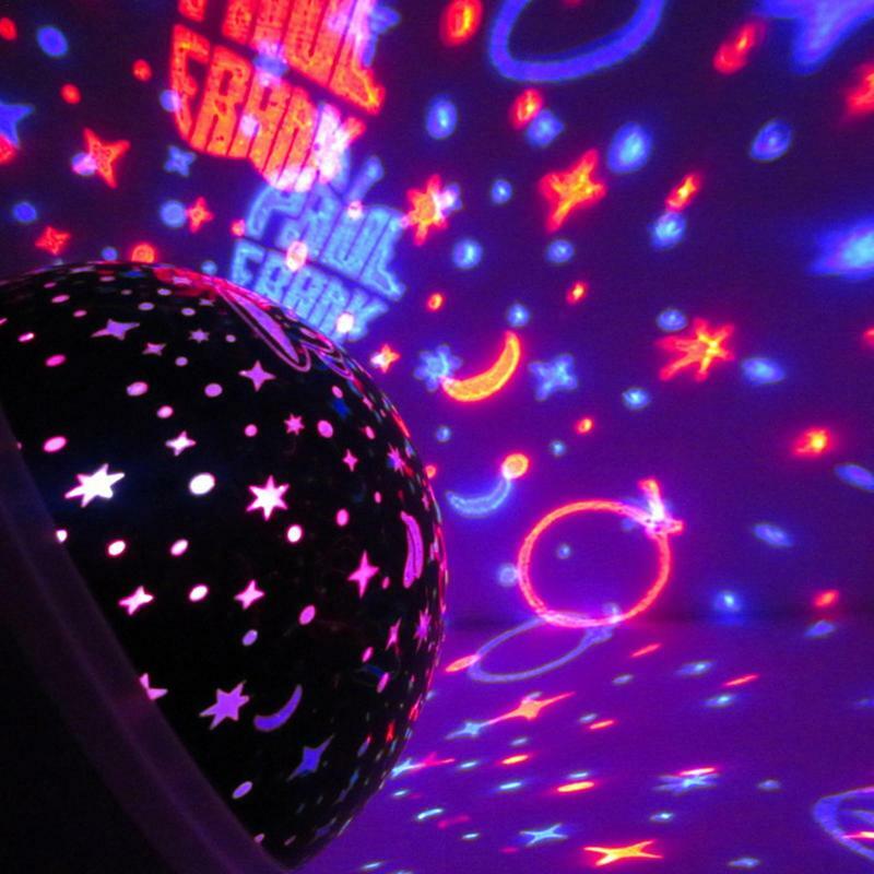 Stern Nachtlicht projektor rotierende Stern projektor Schreibtisch lampe mit USB-Kabel LED-Projektor für Kinderzimmer und Party