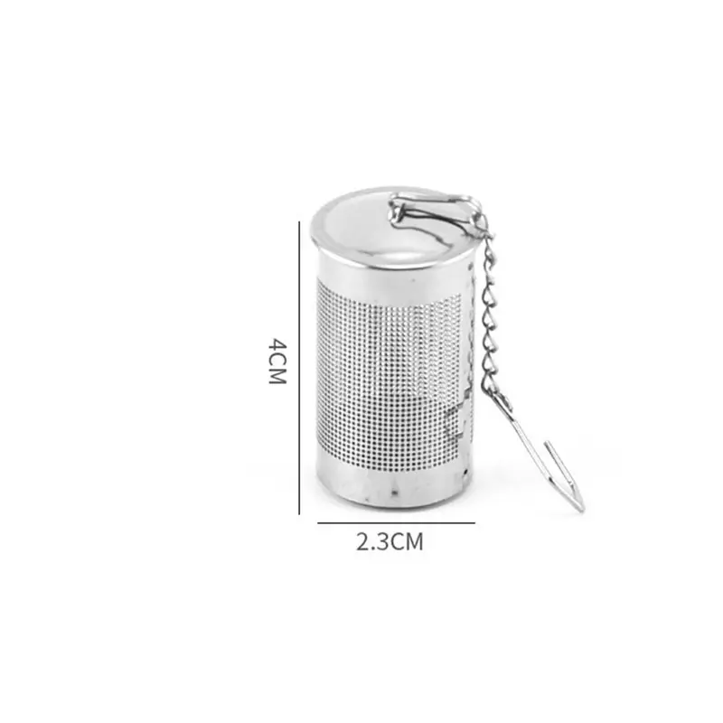 S/L Stainless Steel Tea Infuser Locking Spice Leaf Tea Ball Strainer Mesh Tea Filter Home Kitchen Accessories