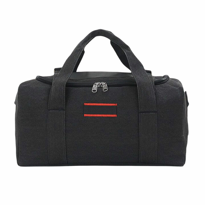 Tas traveling pria, tas koper kapasitas besar, tas Duffle, tas perjalanan luar ruangan, hitam XL