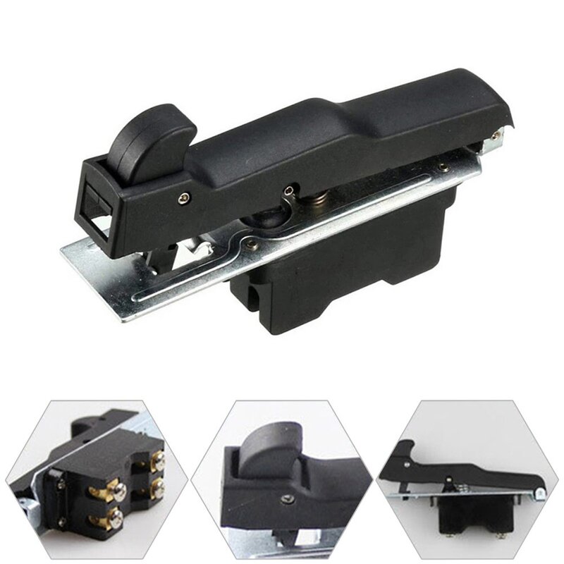 Interruptor de gatillo eléctrico para amoladora angular 250 G18SE2, accesorios para herramientas eléctricas, AC 106 V, 12A, 5E4, negro, 2,5x180x60mm, 2NO