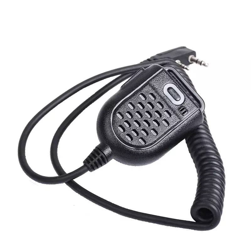 Mikrofon mikrofonowy LED z głośnikiem Mini PTT dla KENWOOD TK-3107 BAOFENG BF-888s UV-5R GT-3TP HYT Walkie Talkie dwukierunkowe Radio