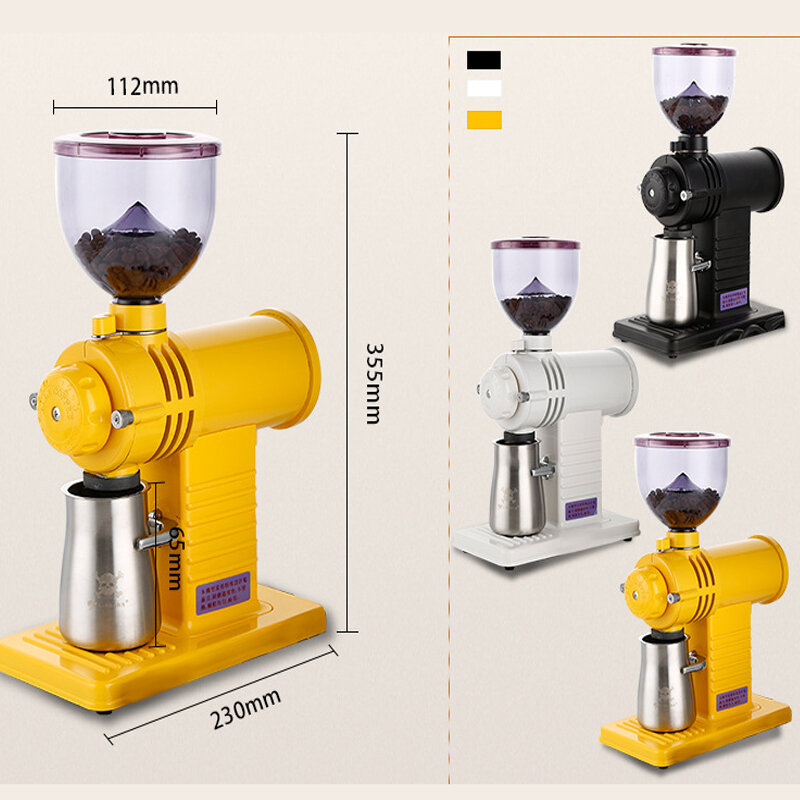 220V/110V Elektrische Kaffeemühle Maschine Kaffee Bohnen Partikel Voll Automatische Abnehmbare 10 Datei Einstellbare Hohe Kapazität schnelle