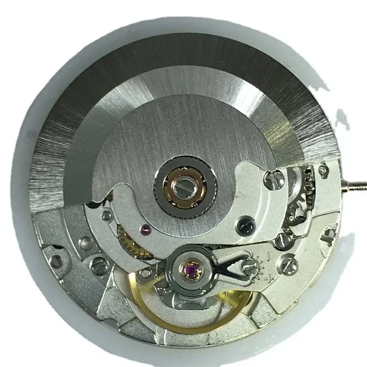 メカニカルシルバーウォッチムーブメント、機械式時計アクセサリー、2834、ダブルカレンダー、hangzhou中国製輸入
