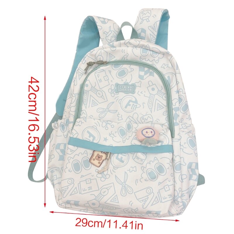 Стильная ранцевая школьная сумка в стиле Харадзюку с граффити для студентов, школьная сумка для ноутбука, дорожные рюкзаки