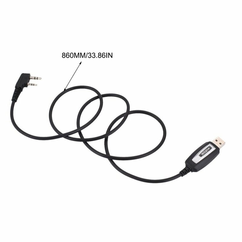 Cable de programación USB para Baofeng, UV-5R, UV-82, BF-888S, UV-S9, BF-V9, 5RA, con Software de CD