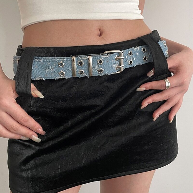 adolescentes cinto fivela pino alças cintura ajustáveis ​​para vestidos camisa m6cd