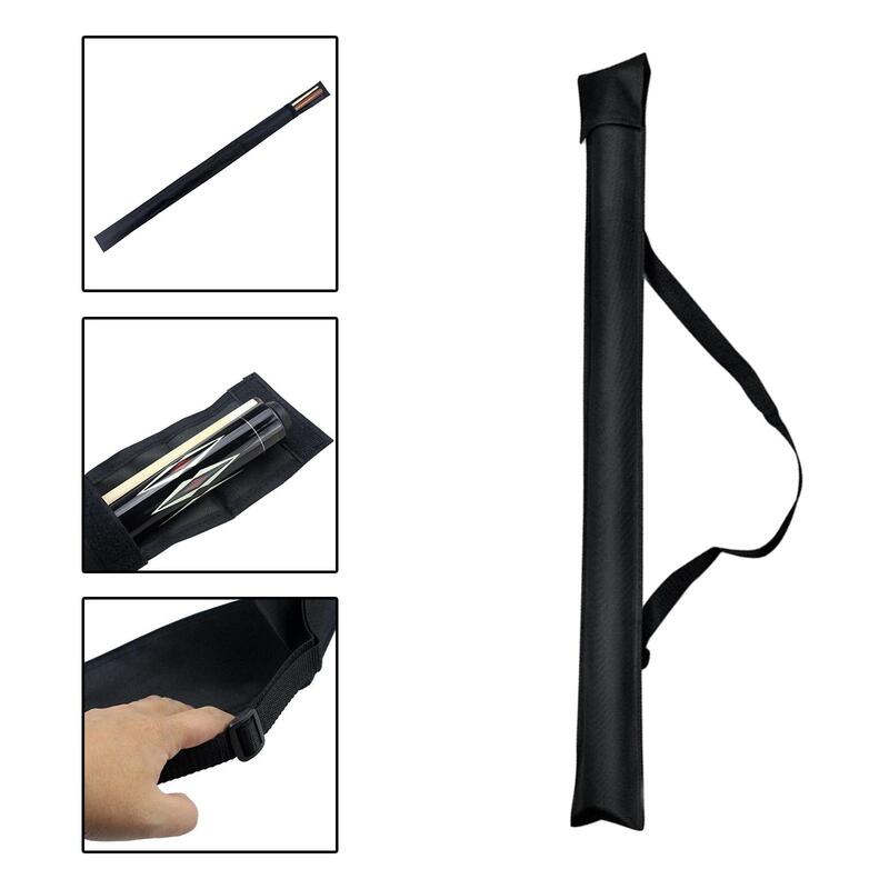 Billiard Stick Carrying Bag with Adjustable Strap Storage Pouch for 3/4 Billiard Stick Rod Snooker Cue Bag Pool Cue Storage Bag