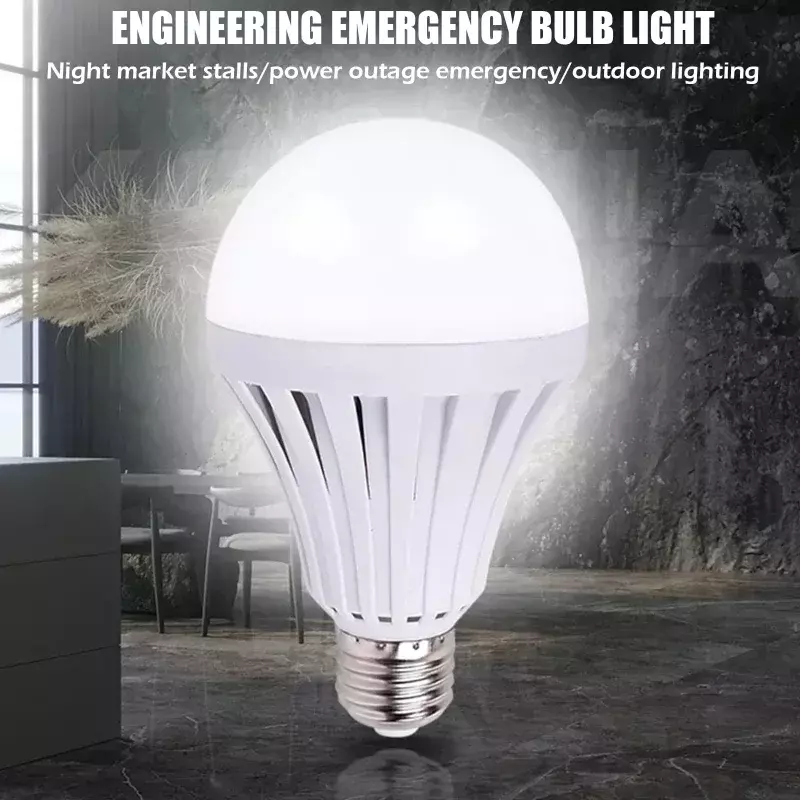 E27 economia de energia inteligente de emergência recarregável lâmpada do agregado familiar led lâmpada 15w led de emergência lâmpada de iluminação led