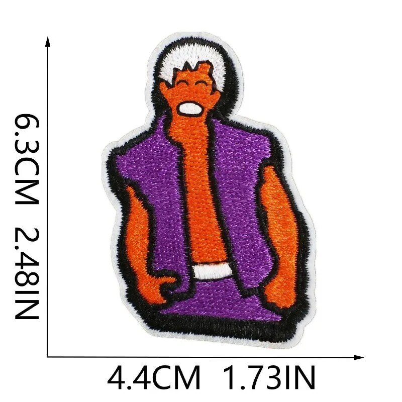 2024 Hot Embroidery Patch DIY Barbie Doll Stickers Thermoadhesive Badges Emblem Iron on Patches Cloth Bag Hat Fabric Accessories