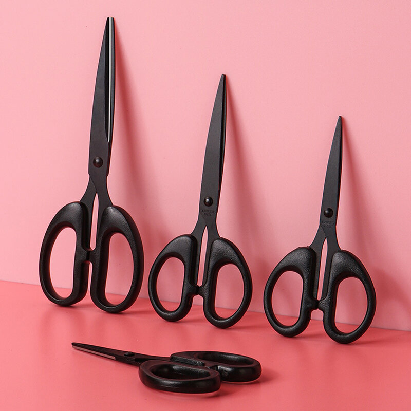 Чистые черные ножницы для шитья, ножницы для шитья, искусственные инструменты для шитья, Офисные ножницы, ножницы для резки ткани