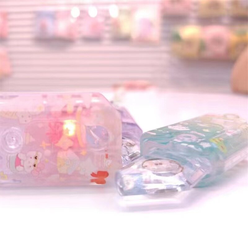 Sanrio Flash toys cuchillo de rábano de juguete de plástico, Cinnamoroll, Hello Kitty, My Melody, Kuromi, juguete de descompresión, cuchillos de rábano de gravedad 3D