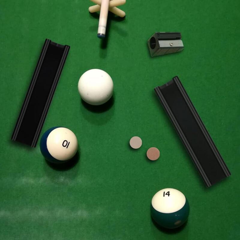 Kit de accesorios para Club de billar, juego de repuesto de punta de taco de billar, resistente al desgaste, 16 piezas