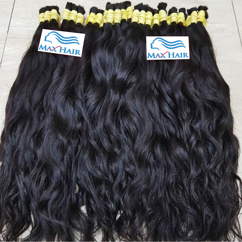 Mega Hair-Extensions de cheveux humains vierges Remmy d'origine vietnamienne, cheveux vierges bruts non transformés, 100% en vrac