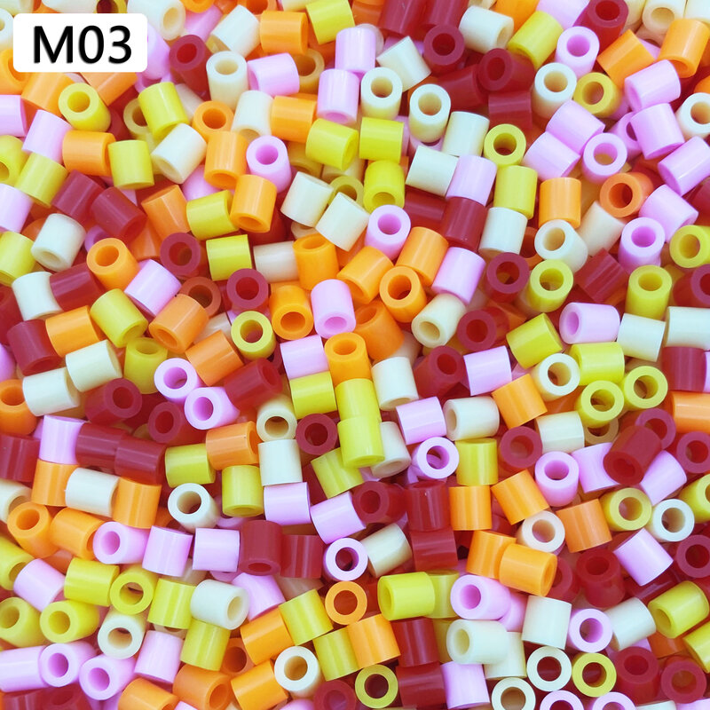 PUPUKOU-Hama Beads para Crianças, Pixel Puzzle, Iron Beads, Brilho DIY no Escuro, Handmade Gift Toy, Fuse Beads, 5mm, 1000PCs