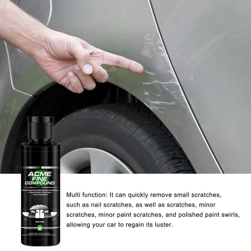 Car Paint Scratch Repair Agent Car Wax Scratch Remover Car Wax For Scratch Removal Car Wax Scratch Remover 3.3fl.oz Car Scratch