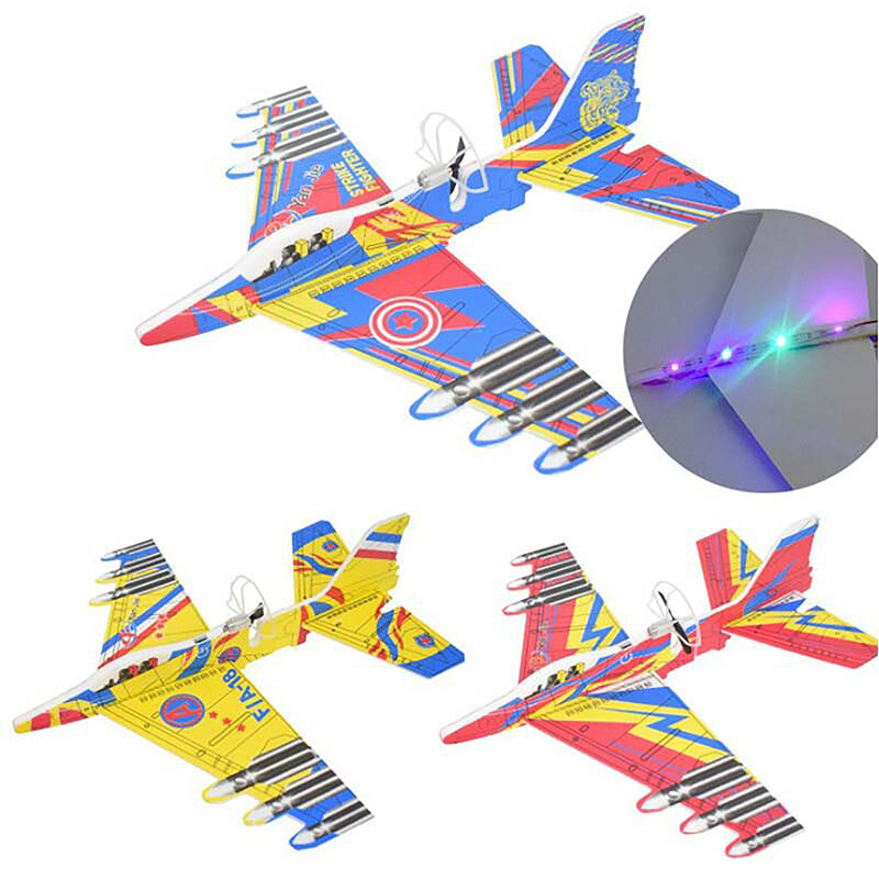 Modello di aereo giocattolo da esterno aereo in schiuma calda condensatore aereo elettrico lancio a mano lancio aliante aereo giocattolo in schiuma inerziale