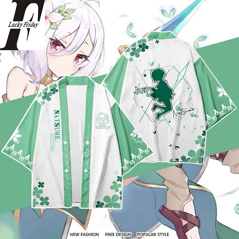 Prinzessin verbinden natsume kokoro 3d Kimono Shirt Cosplay Sommer Männer Frauen Sieben-Punkt-Ärmel Tops lässig Harajuku Cardigan Jacke