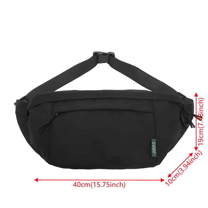 Men Waist Bag Purse Casual Large Waist pack Shoulder Bag Nylon Travel Phone Bag Pockets New Handbags Crossbody Bag