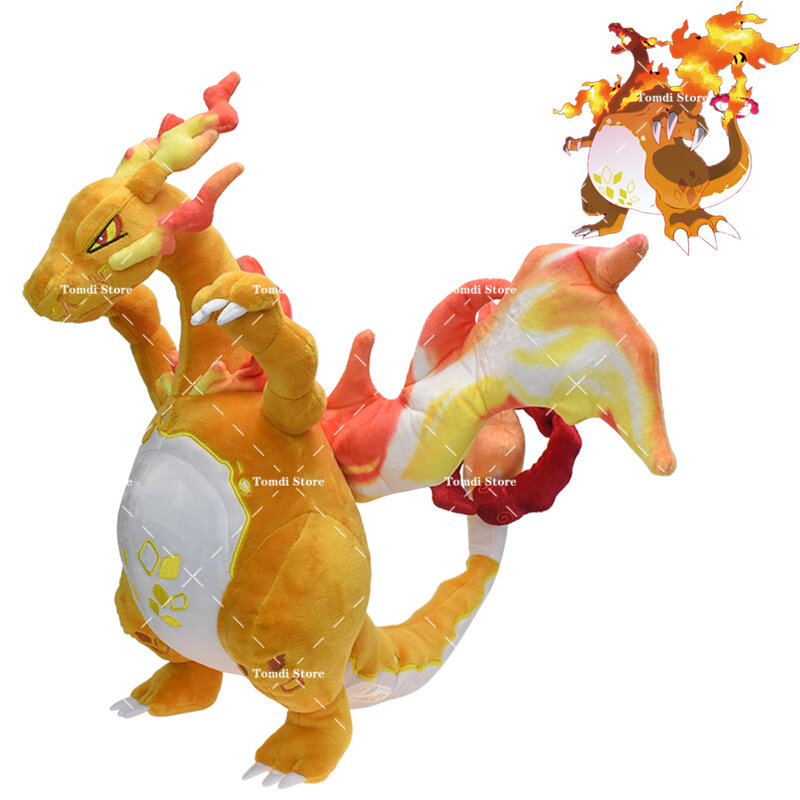 13สไตล์ของเล่นตุ๊กตาโปเกมอน pulsh Dynamax Charizard โปเกมอน X Y มังกรไฟ Pocket Monster อนิเมะ boneka mainan ของขวัญวันเกิด