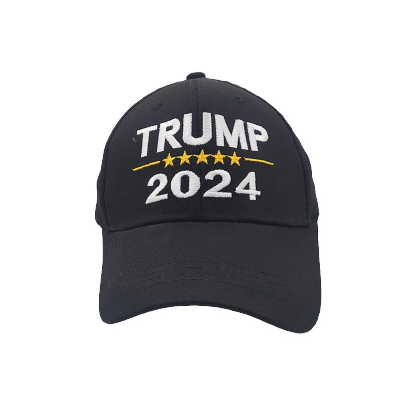 Sombrero de béisbol de camuflaje de Donald Trump, protector solar de algodón, sombreros de Presidente americano, sombrero de punto ajustable, 2024