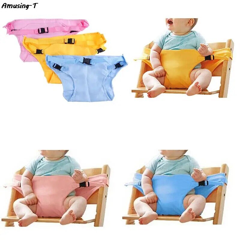 Chaise de salle à manger pour bébé avec ceinture de sécurité, siège portable pour bébé, chaise de salle à manger, housse, nouveau, 3 couleurs