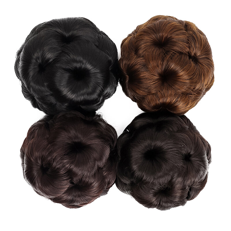 Synthesis Claw Clip Extension Clip In Hair Women Hairpiece Curly Hair Bun Fashion Hair Bag Hair Extension Hair Bands