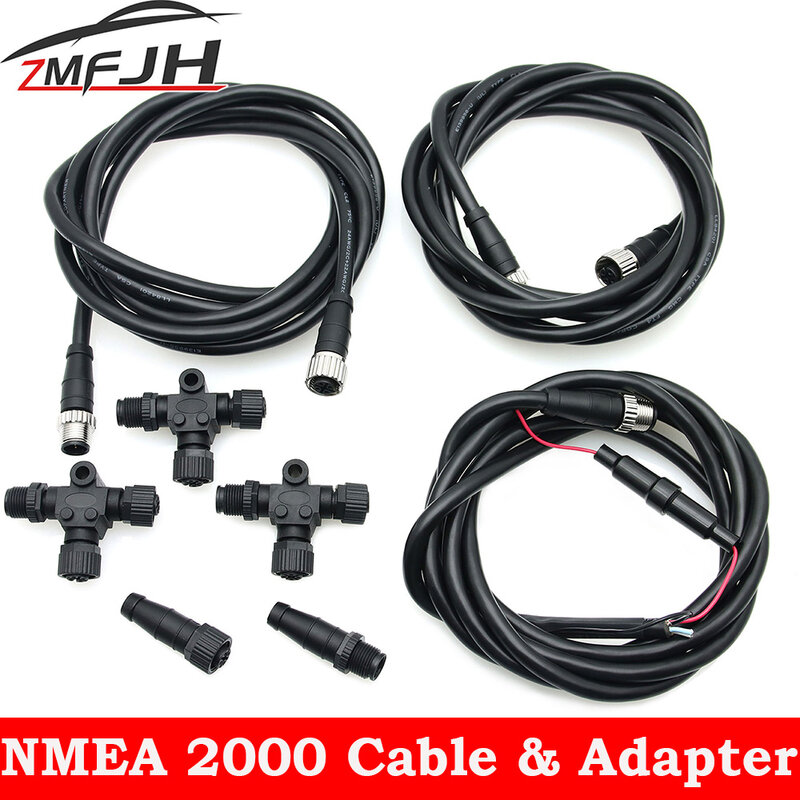 NMEA 2000 Kabel Adapter Serial-Daten Vernetzung Marine Boot NMEA 2000 Starter Kit ABS T-typ 5PIN Stecker adapter Kabel 0,5-4M
