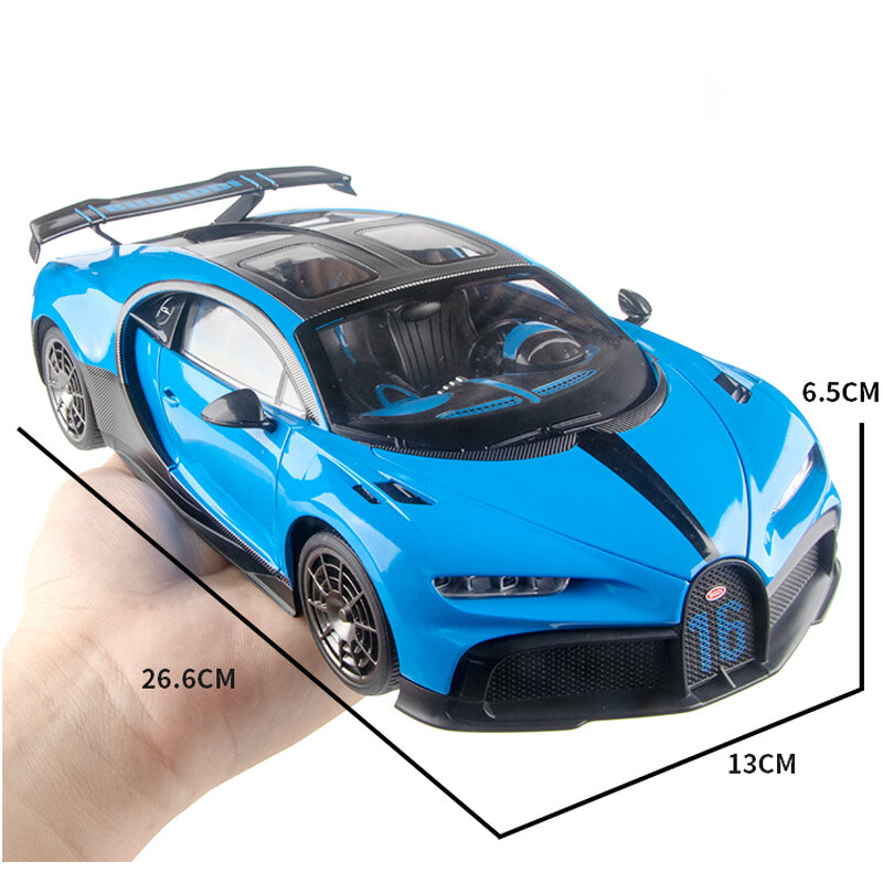 Supercar Racing Car Toy para menino Speed Diecast, modelos de veículos metálicos One Piece Hot Wheels, Velozes e Furiosos, 1:18 Chiron