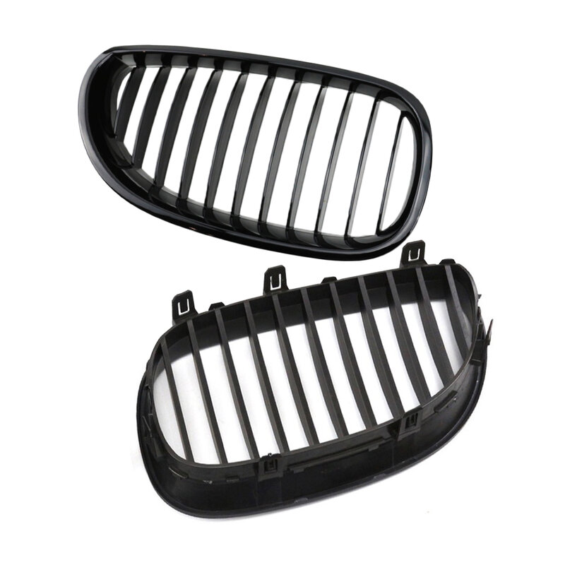 Car Stying Front Hood Kidney Grill Racing Grille Single Line for 5 Series M5 E60 E61 525i 528i 530i 535i 540i 545i 550i 04-09