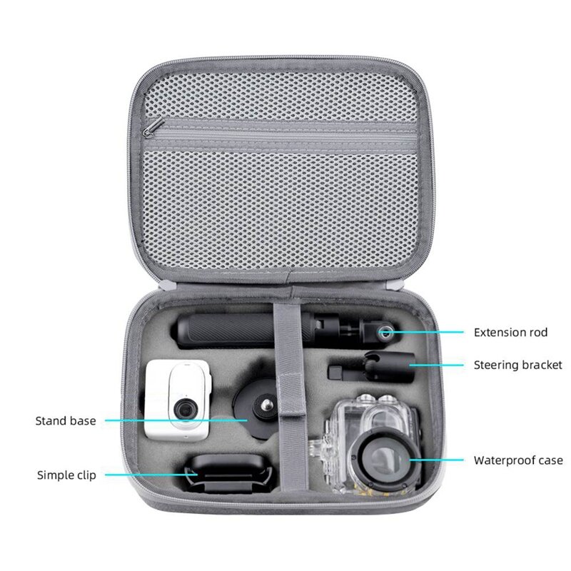 For Insta360 GO 3 Bag Action Camera Bag Carrying Case Portable Camera Hard Shell Storage Bag Parts