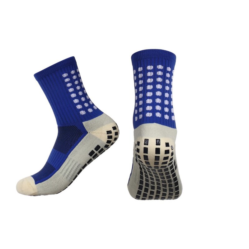 Нескользящие футбольные носки, нескользящие носки для футбола, баскетбола, тенниса, спорта на открытом воздухе, мужские носки для езды на велосипеде