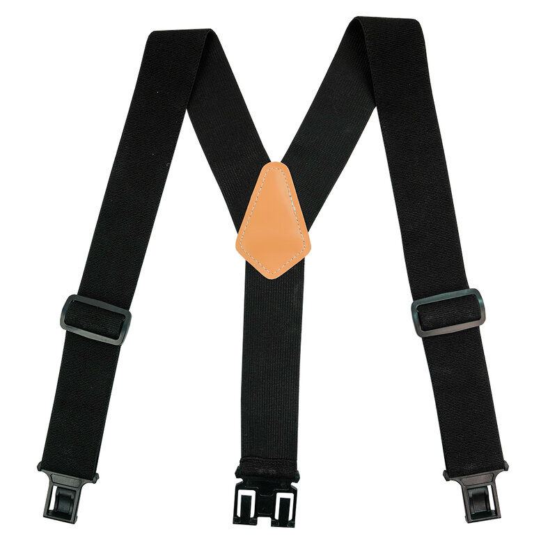 Melo Tough Y Back Suspenders Airport Friendly Suspenders,NO Buzz With Plastic Clip 2 Inch Fully Elastic Braces