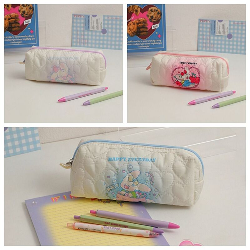 Cuore Cartoon Pencile Bag Cute Fold Cloud Letter Cloud Makeup Bag Animal Candy Color Rabbit Lipstick Bag Travel