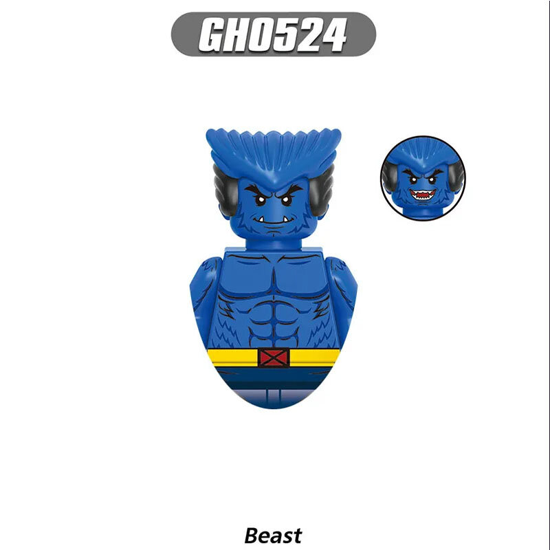 G0166 The Avengers Wolverine Magneto Storm Bricks personaggio dei cartoni animati building block giocattolo educativo regalo di compleanno