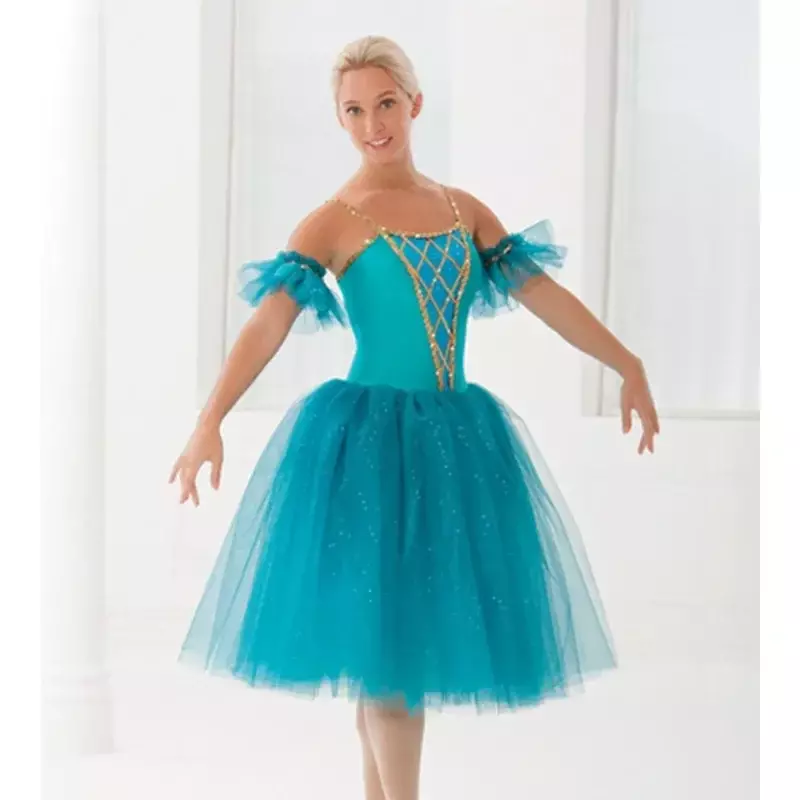 Tutu Ballett profession elle Erwachsene Ballett Tanz lange Ballett Kleid Mädchen Kind Kinder Schwan See Tutu Mädchen Frauen Ballerina Kostüm tragen