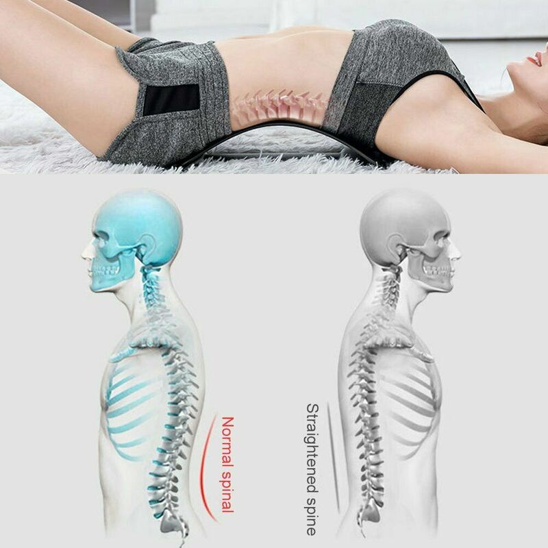 Posture Relief Magic Back Stretcher Lower Lumbar Pain Acupuncture Back Massager